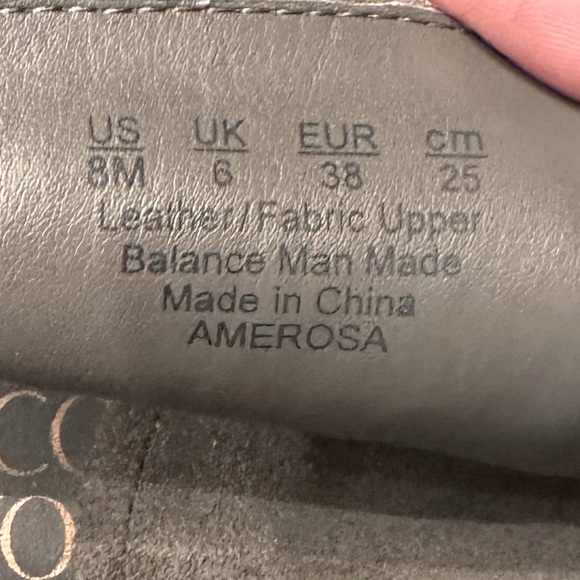 🩵4 items for $30- Franco Sarto gray suede wedge booties with gold buckle. 501 - Picture 12 of 12